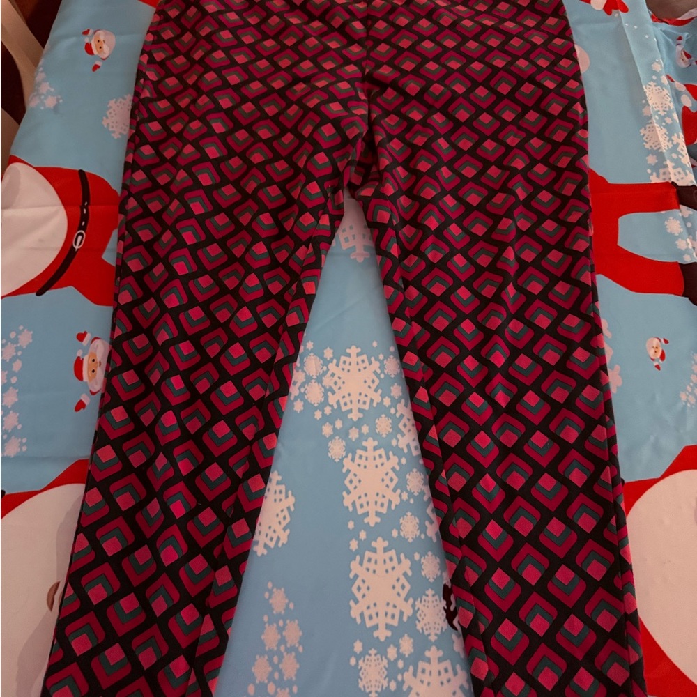 Terra & Sky Fleece Pullover Top & Matching Leggings Outfit 1X plus 16W-18W - Picture 9 of 11